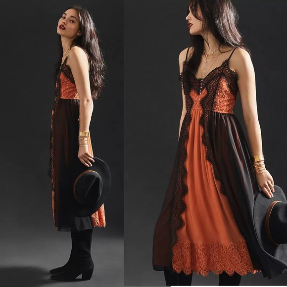 Anthropologie Dresses & Skirts - Anthropologie Let Me Be Printed Boho Midi Dress
